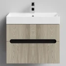 Тумба Бонум, 70 подвесной, Дуб цвет 22 Vodok с раковиной в комплекте Тумба Бонум, 70 подвесной, Дуб цвет 22 Vodok с раковиной в комплекте