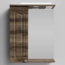 Зеркало Адам 55, Дуб крымский коричневый ПВХ 131005-9005, левая Зеркало Адам 55, Дуб крымский коричневый ПВХ 131005-9005, левая