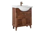 Тумба Дубини 75 напольный, орех Vodok с раковиной в комплекте Тумба Дубини 75 напольный, орех Vodok с раковиной в комплекте