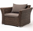 "Капучино" кресло из искусственного ротанга (гиацинт), цвет коричневый "Капучино" кресло из искусственного ротанга (гиацинт), цвет коричневый