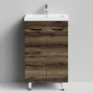 Тумба Смайл 50 напольный, Дуб крымский коричневый ПВХ 131005-9005 Vodok с раковиной в комплекте Тумба Смайл 50 напольный, Дуб крымский коричневый ПВХ 131005-9005 Vodok с раковиной в комплекте