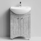 Тумба Адам 55 напольный, Мрамор Белый софт тач 4044-2 Vodok с раковиной в комплекте Тумба Адам 55 напольный, Мрамор Белый софт тач 4044-2 Vodok с раковиной в комплекте