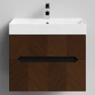 Тумба Элато 70 подвесной, Дуб цвет 11 Vodok с раковиной в комплекте Тумба Элато 70 подвесной, Дуб цвет 11 Vodok с раковиной в комплекте