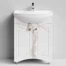 Тумба Адам 65 напольный, Мрамор Белый натур милк ПВХ 2537 Vodok с раковиной в комплекте Тумба Адам 65 напольный, Мрамор Белый натур милк ПВХ 2537 Vodok с раковиной в комплекте