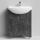 Тумба Адам 65 напольный, Мрамор Графит софт тач ПВХ 4044-3 Vodok с раковиной в комплекте Тумба Адам 65 напольный, Мрамор Графит софт тач ПВХ 4044-3 Vodok с раковиной в комплекте