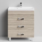 Тумба Орландо 70 напольный, Дубослив ореховый светлый ПВХ 3445 Vodok с раковиной в комплекте Тумба Орландо 70 напольный, Дубослив ореховый светлый ПВХ 3445 Vodok с раковиной в комплекте