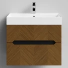Тумба Элато 70 подвесной, Дуб цвет 5 Vodok с раковиной в комплекте Тумба Элато 70 подвесной, Дуб цвет 5 Vodok с раковиной в комплекте