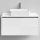 Тумба Соло 100, базовая Белая эмаль, матовая, 1 ящик, подвесной Vodok с раковиной в комплекте Тумба Соло 100, базовая Белая эмаль, матовая, 1 ящик, подвесной Vodok с раковиной в комплекте